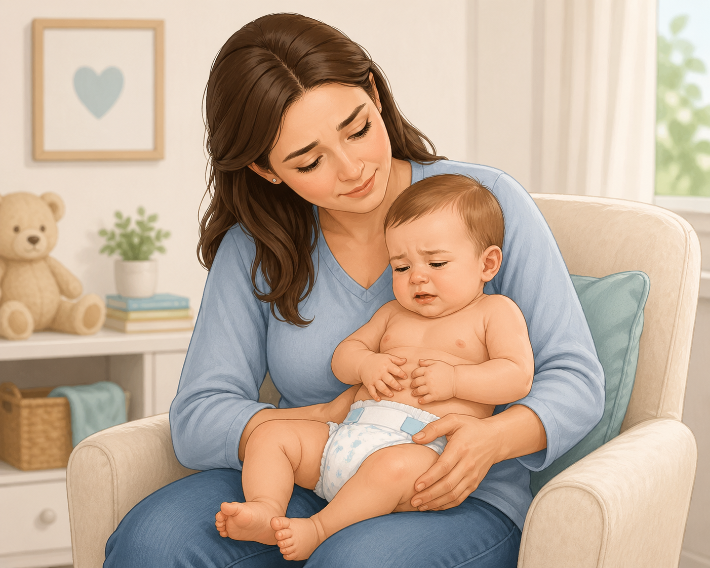 Parent-friendly pediatric condition illustration for the undescended testis guide page